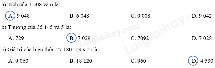 Toán lớp 3 trang 119 Luyện tập | Kết nối tri thức (ảnh 2)