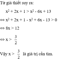 Trắc nghiệm Bất phương trình bậc nhất một ẩn có đáp án