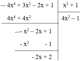 Trắc nghiệm Chia đa thức một biến đã sắp xếp có đáp án