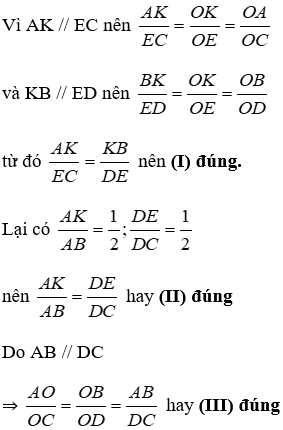 Trắc nghiệm Định lí Ta-lét trong tam giác có đáp án