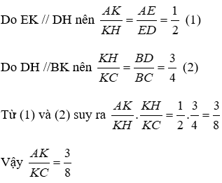 Trắc nghiệm Định lí Ta-lét trong tam giác có đáp án