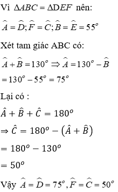 Trắc nghiệm Hai tam giác bằng nhau