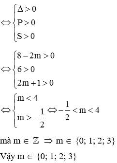 Trắc nghiệm Hệ thức Vi-ét và ứng dụng có đáp án (phần 2)