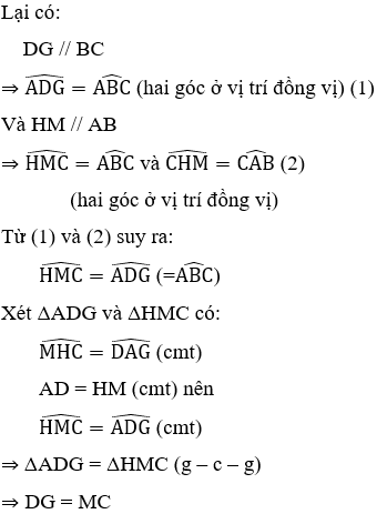 Trắc nghiệm Hình bình hành có đáp án