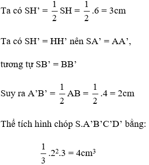 Trắc nghiệm Hình chóp đều và hình chóp cụt đều có đáp án