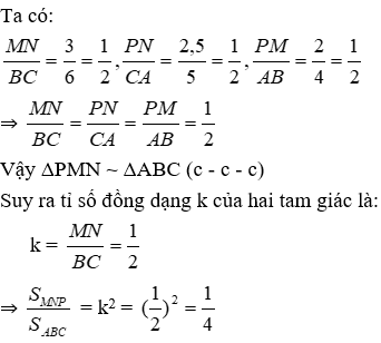 Bài tập ôn tập Chương 3 Hình học 8 có đáp án