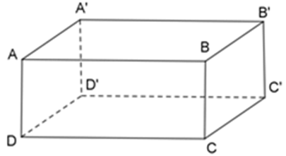 Trắc nghiệm Thể tích của hình hộp chữ nhật có đáp án