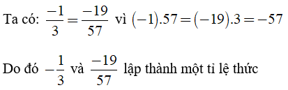 Trắc nghiệm Tỉ lệ thức - Bài tập Toán lớp 7 chọn lọc có đáp án, lời giải chi tiết