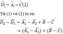 Trắc nghiệm Tổng ba góc của một tam giác