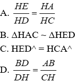 Trắc nghiệm Trường hợp đồng dạng thứ ba có đáp án