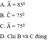 Trắc nghiệm Tứ giác có đáp án