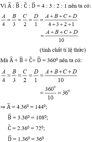 Trắc nghiệm Tứ giác có đáp án