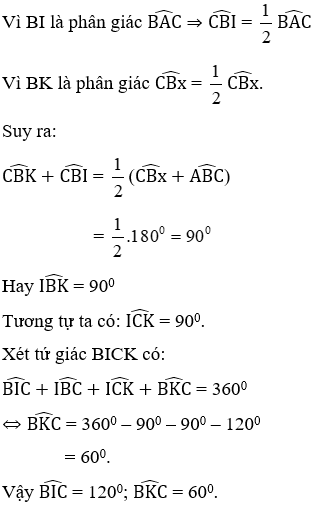 Trắc nghiệm Tứ giác có đáp án