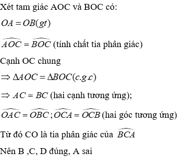 Trắc nghiệm Trường hợp bằng nhau thứ hai của tam giác: cạnh - góc - cạnh (c.g.c)