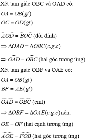 Trắc nghiệm Trường hợp bằng nhau thứ hai của tam giác: cạnh - góc - cạnh (c.g.c)