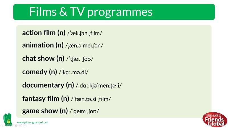 Giáo án Tiếng Anh 10 Unit 3 (Friends Global 2023): On screen (ảnh 8)