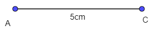 Vẽ hình bình hành ABCD khi biết hai đường chéo AC = 5 cm, BD = 7 cm