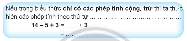 Vở bài tập Toán lớp 3 Tập 1 trang 34 Bài 18: Tính giá trị của biểu thức - Chân trời sáng tạo (ảnh 1)