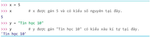 Giáo án Tin học 10 Bài 17 (Kết nối tri thức 2023): Biến và lệnh gán (ảnh 1)