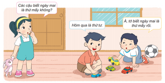 "Ngày mai" là thứ mấy?