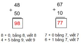 Đặt tính rồi tính