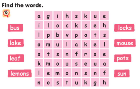 Unit 9-12 lớp 1 Self-check Task 5