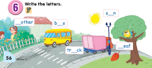 Unit 9-12 lớp 1 Self-check Task 6