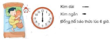 Đồng hồ bào thức hiện kim giờ, kim phút