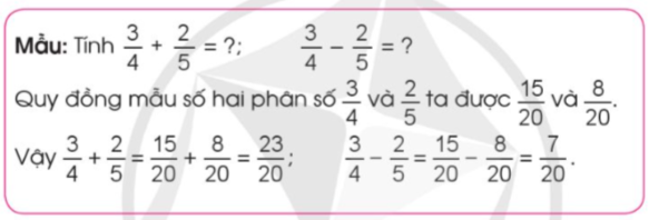 Toán lớp 5 trang 12 Bài 5: Ôn tập và bổ sung về các phép tính phân - Cánh diều (ảnh 1)