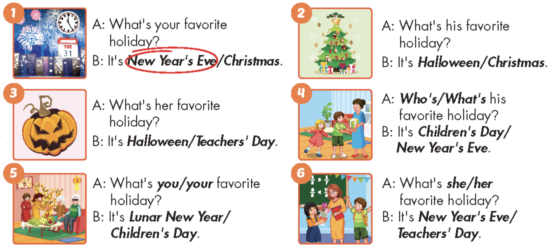 Tiếng Anh lớp 5 Unit 2: Holidays - ilearn Smart Start (ảnh 5)