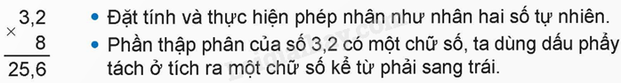 Lý thuyết Phép nhân số thập phân lớp 5 (Kết nối tri thức) hay, chi tiết (ảnh 2)