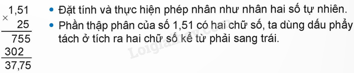 Lý thuyết Phép nhân số thập phân lớp 5 (Kết nối tri thức) hay, chi tiết (ảnh 3)