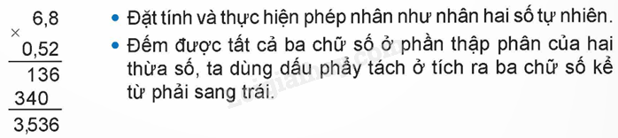 Lý thuyết Phép nhân số thập phân lớp 5 (Kết nối tri thức) hay, chi tiết (ảnh 6)