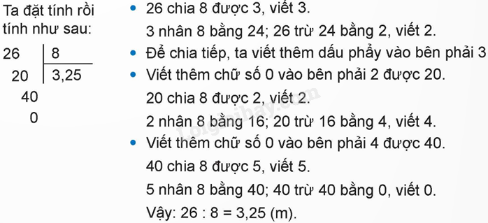 Lý thuyết Phép chia số thập phân lớp 5 (Kết nối tri thức) hay, chi tiết (ảnh 5)