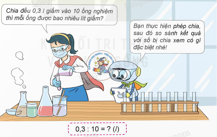 Lý thuyết Nhân, chia số thập phân với 10; 100; 1000;... hoặc với 0,1; 0,01; 0,001; ... lớp 5 (Kết nối tri thức) hay, chi tiết (ảnh 5)