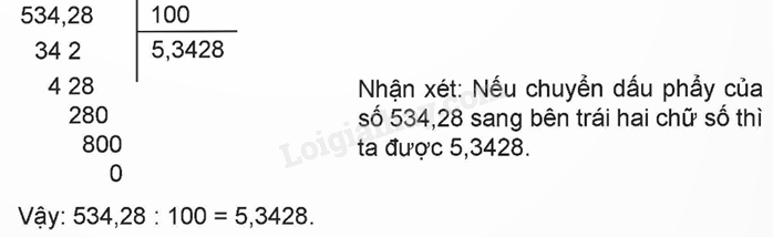 Lý thuyết Nhân, chia số thập phân với 10; 100; 1000;... hoặc với 0,1; 0,01; 0,001; ... lớp 5 (Kết nối tri thức) hay, chi tiết (ảnh 7)