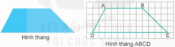 Lý thuyết Hình thang. Diện tích hình thang lớp 5 (Kết nối tri thức) hay, chi tiết (ảnh 2)