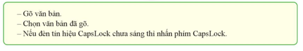 Tin học lớp 5 Cánh diều Bài 2: Thực hành xóa và di chuyển khối văn bản