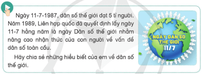 Lịch Sử và Địa Lí lớp 5 Cánh diều Bài 21: Dân số và các chủng tộc trên thế giới