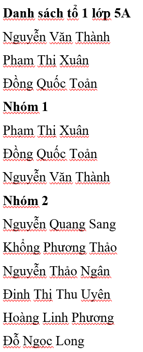 Tin học lớp 5 Chân trời sáng tạo Bài 6: Chỉnh sửa văn bản