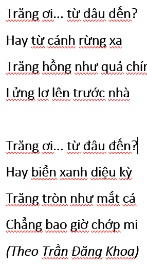 Tin học lớp 5 Chân trời sáng tạo Bài 6: Chỉnh sửa văn bản