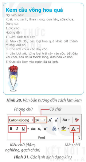 Tin học lớp 5 Kết nối tri thức Bài 6: Định dạng kí tự và bố trí hình ảnh trong văn bản