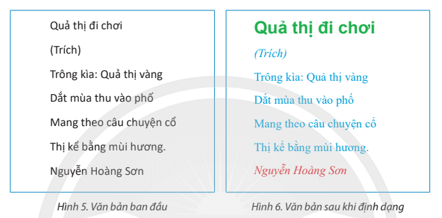 Tin học lớp 5 Chân trời sáng tạo Bài 7: Định dạng kí tự