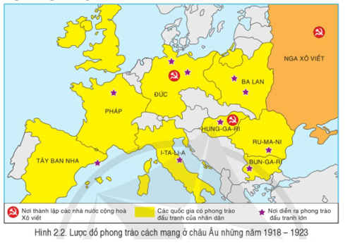 Trình bày những nét chính về phong trào cách mạng ở châu Âu những năm 1918-1923