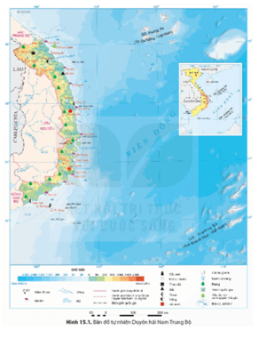 Dựa vào thông tin mục 1 và hình 15.1 hãy trình bày đặc điểm vị trí địa lí