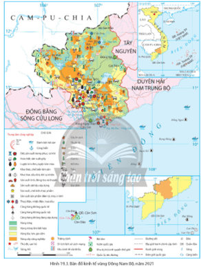 Dựa vào hình 19.3 và thông tin trong bài, hãy trình bày sự phát triển và phân bố một trong các ngành kinh tế