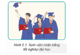 Quan sát Hình 2.1 vào cho biết: Để nhận được tấm bằng tốt nghiệp đại học