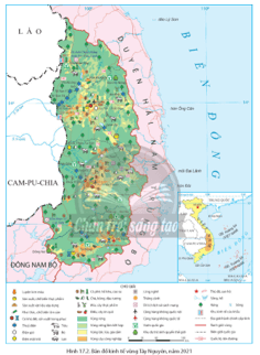 Dựa vào hình 17.2, hãy cho biết các nhà máy thủy điện ở vùng Tây Nguyên