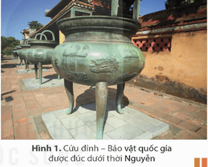 Trên Cửu đỉnh (Hình 1) nhiều địa danh của đất nước được chạm nổi rõ ràng trong đó có Biển Đông