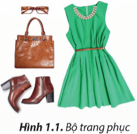 Bộ trang phục trong Hình 1.1 phù hợp với người có vóc dáng và lứa tuổi như thể nào? 